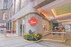 Tims咖啡门店、产品本土化创新